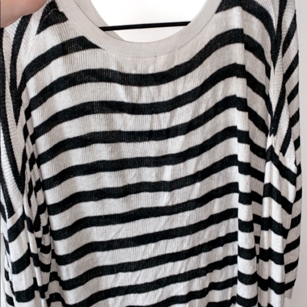 Garage brand striped sweater